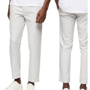 Topman Whyatt Skinny Fit Plaid Drawstring Pants